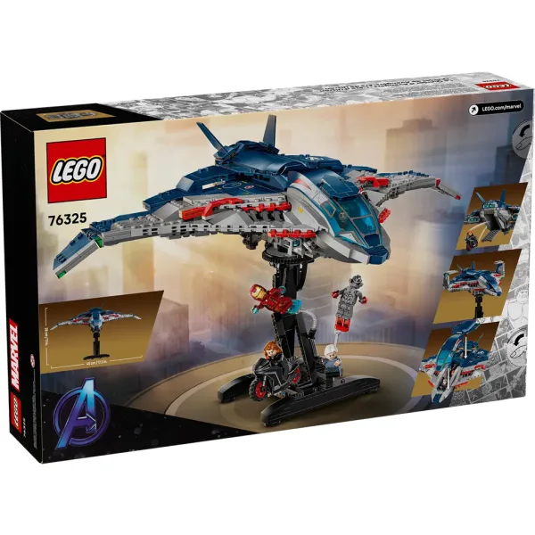 LEGO® Marvel: Avengers: Lera di Ultron Quinjet (76325) immagine 6