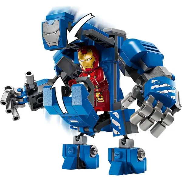 LEGO® Marvel: Il laboratorio di Iron Man: Sala delle Armature (76315) immagine 4
