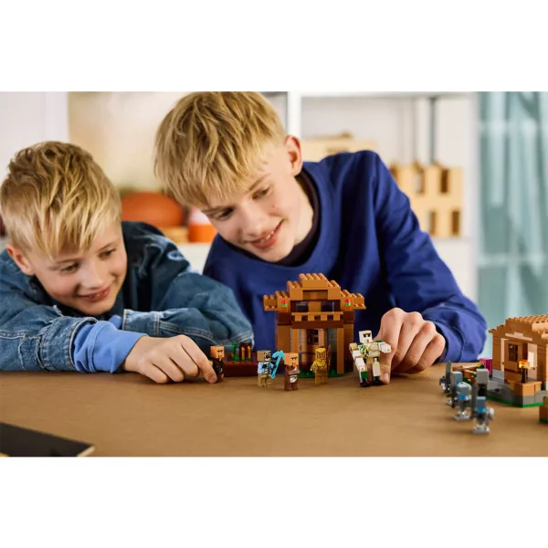 LEGO® Minecraft: Attacco dellevocatore al villaggio (21596) immagine 10