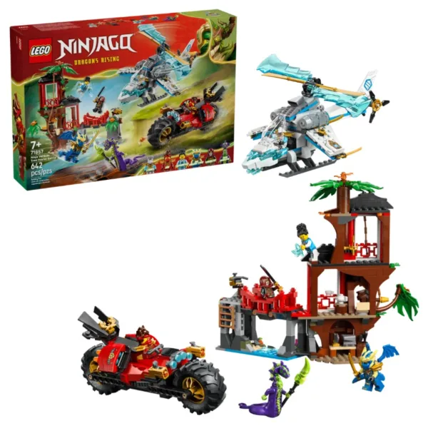 LEGO® Ninjago: Battaglia dei veicoli ninja alla casa sull’albero (71857) immagine 1