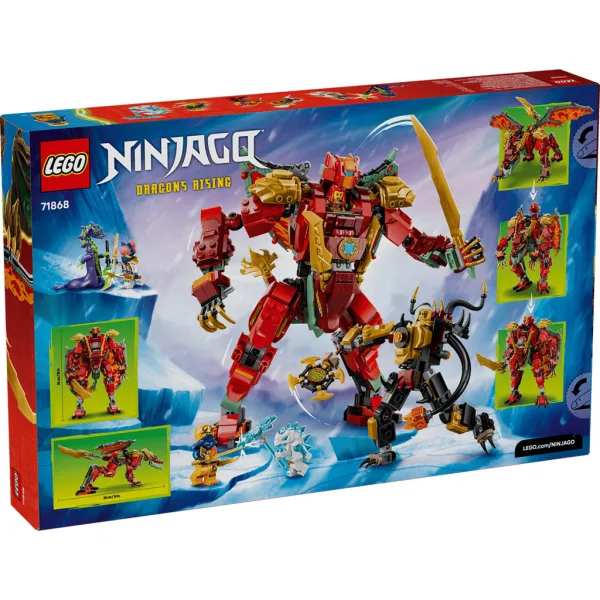 LEGO® Ninjago: il robot-drago trasformabile di Wyldfyre (71868) immagine 10