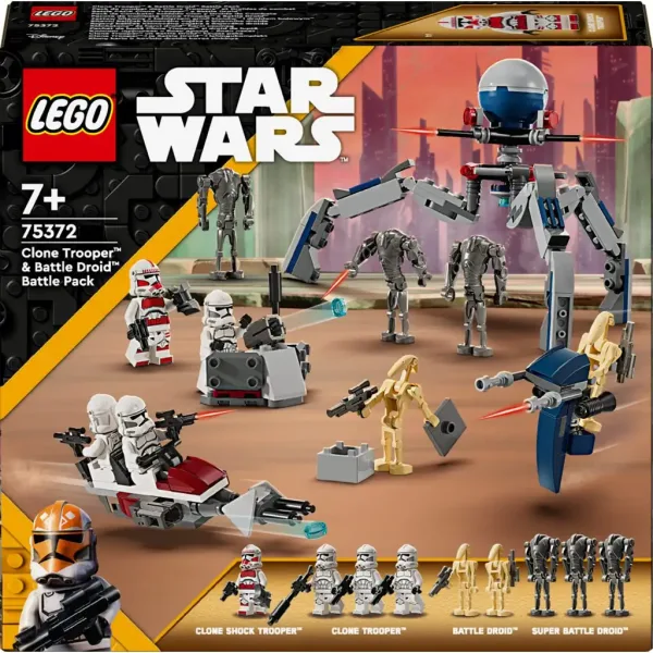 LEGO® Star Wars™: Pacchetto da battaglia Clone Trooper™ e Droide da battaglia™ (75372) immagine 1