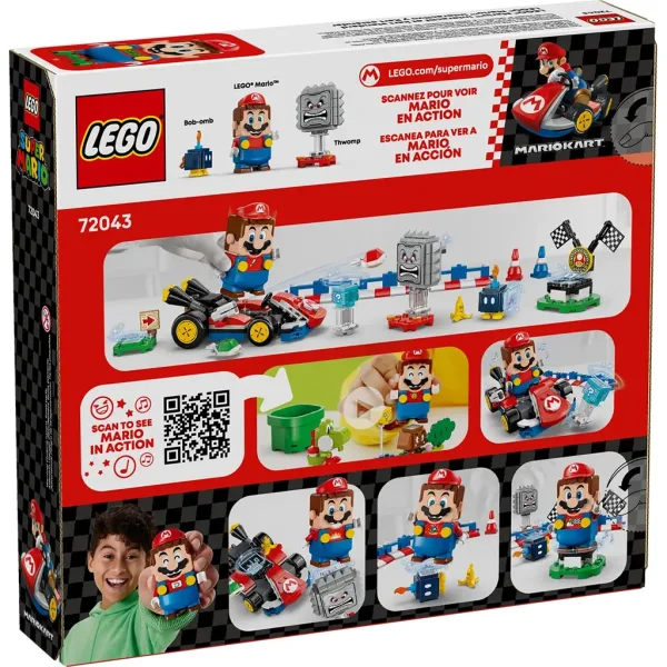 LEGO® Super Mario™: LEGO® Mario™ interattivo e Kart Standard (72043) immagine 8