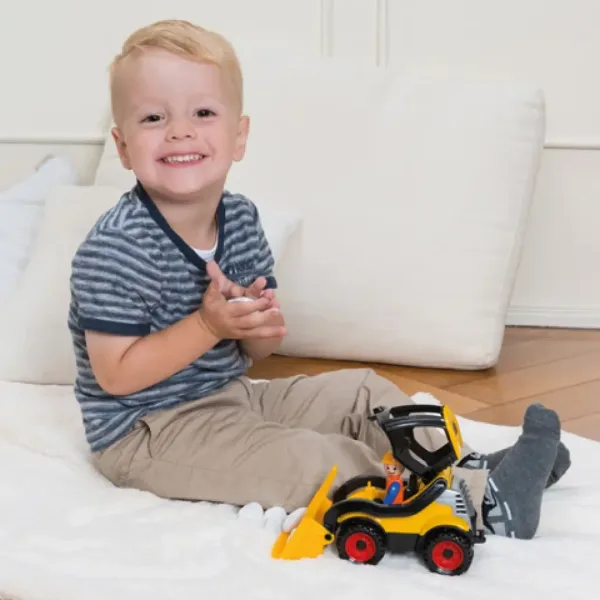 LENA: Camion con figura di macchinario da costruzione 21 cm immagine 4