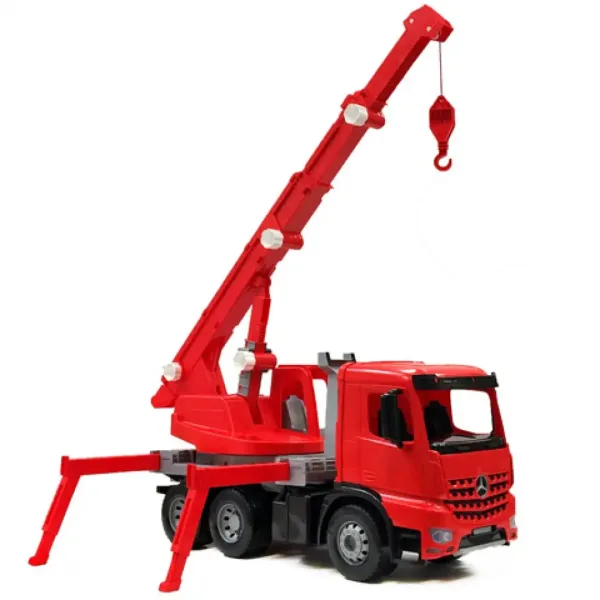 LENA: Camion dei pompieri con gru gigante Mercedes-Benz Arocs 70cm immagine 2