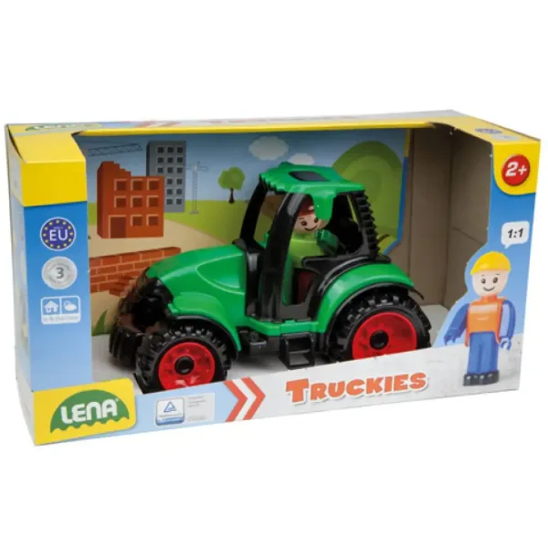 LENA: Camioncino con figura di trattore 17cm immagine 2