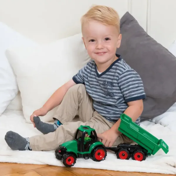 LENA: Camioncino con rimorchio e figura 36cm immagine 4
