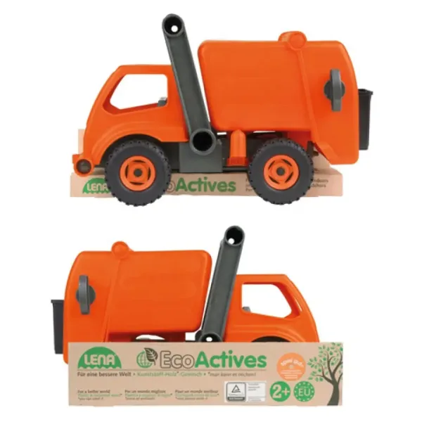 LENA: ECO camion dei rifiuti arancione 31cm immagine 2
