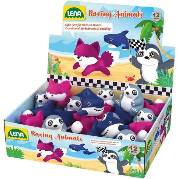 LENA: Giocattolo da bagno "Animali felici" assortito, 1 pezzo immagine 1
