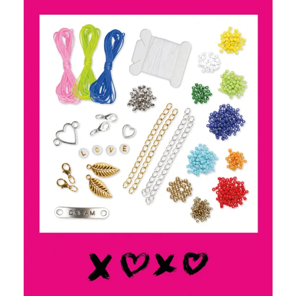 LENA: Kit per realizzare braccialetti dellamicizia con perline rocailles immagine 2