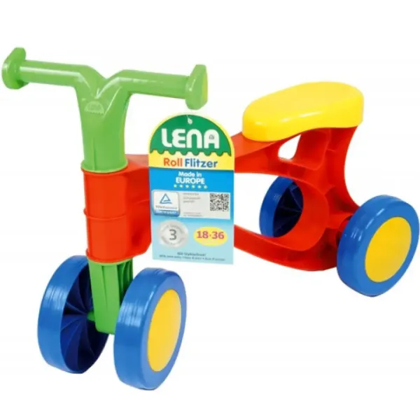 LENA: Piccola moto rossa a pedali immagine 2