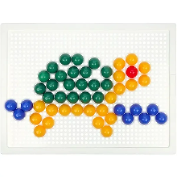 LENA: Set creativo di mosaico trasparente a pois 15mm 80 pezzi immagine 3
