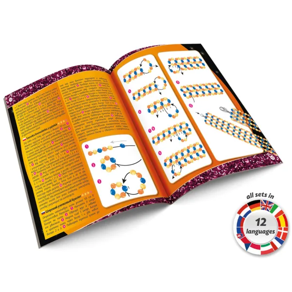 LENA: Set creativo per realizzare braccialetti, 2000 pezzi immagine 4