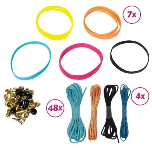 LENA: Set creativo per realizzare braccialetti colorati immagine 2