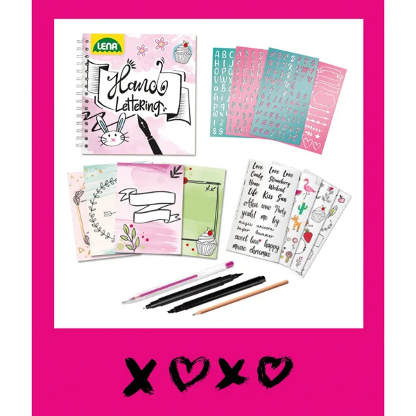 LENA: Set creativo per scrittura a mano e calligrafia immagine 3