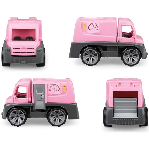 LENA: Truxx camion rosa per trasporto cavalli con cavallo e figura immagine 3