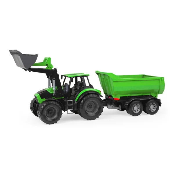LENA: Worxx Deutz-Fahr Agrotron 7250 TTV trattore con rimorchio in scatola 74 cm immagine 2