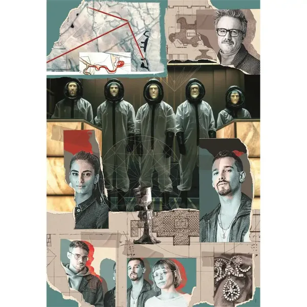 La Casa di Carta: Personaggi di Berlino puzzle 1000 pezzi Compact 50x70cm - Clementoni immagine 2