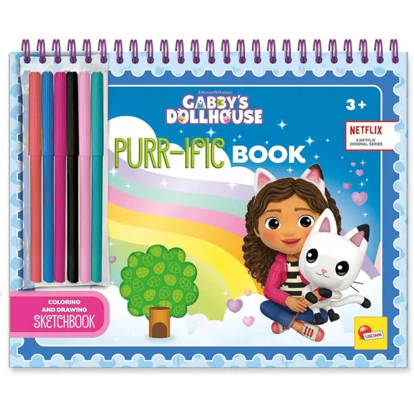 La casa delle bambole di Gabi - Libro da colorare Purr-Ific - Lisciani immagine 1