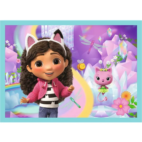 La casa delle bambole di Gabi 4 in 1 puzzle da 35-48-54-70 pezzi - Trefl immagine 5