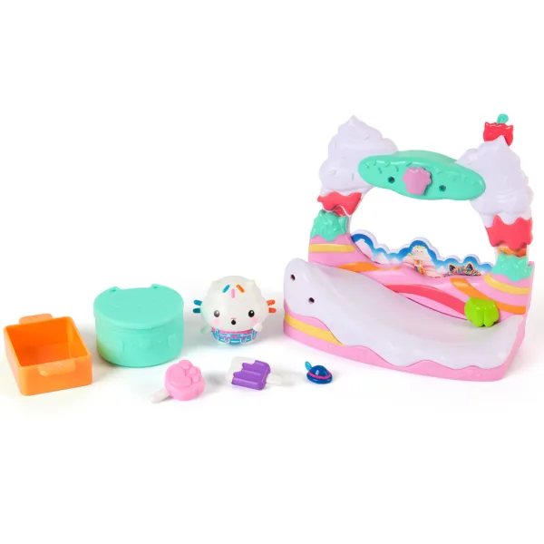 La casa delle bambole di Gabi Cinema: Set di gioco Balcone dei dolcetti di Gattina Biscotto - Spin Master immagine 3