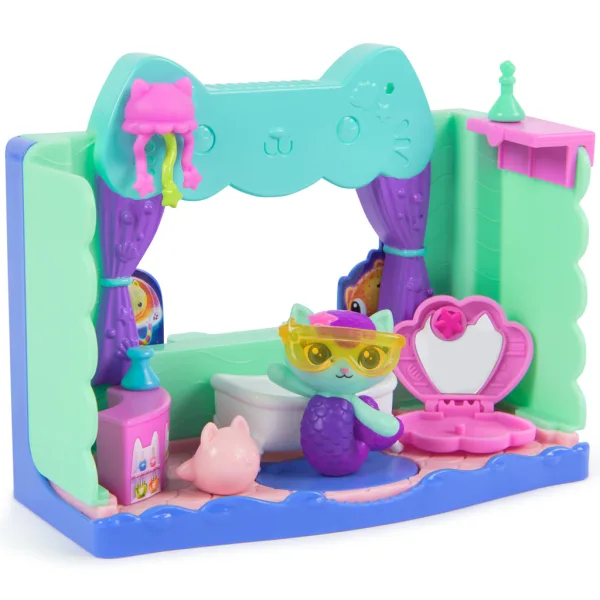 La casa delle bambole di Gabi cinema: Set da gioco Bagno della Sirenetta - Spin Master immagine 3