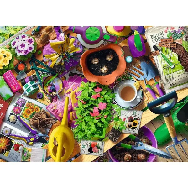 La sistemazione del giardino è un puzzle da 1000 pezzi - Trefl immagine 2