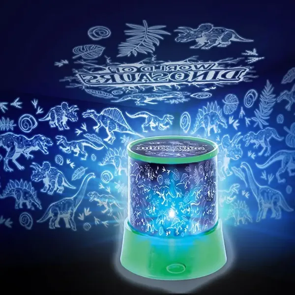 Lampada proiettore Glow N Fun con motivo di dinosauro immagine 3