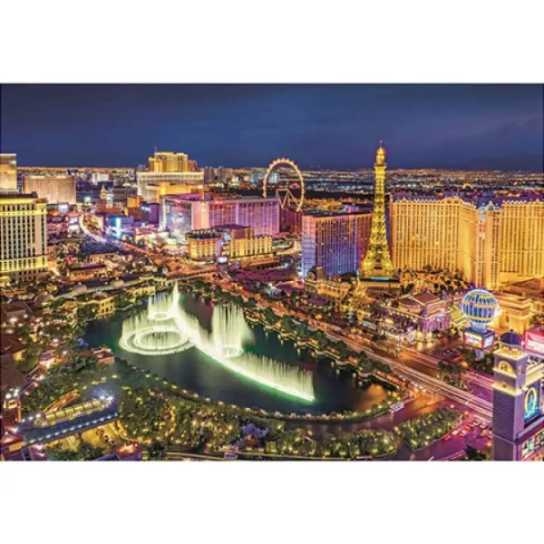 Las Vegas, Stati Uniti dAmerica HQC puzzle 6000 pezzi - Clementoni immagine 2