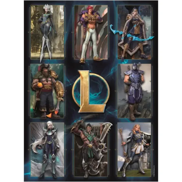 League of Legends: Puzzle da 500 pezzi HQC Eroi - Clementoni immagine 2