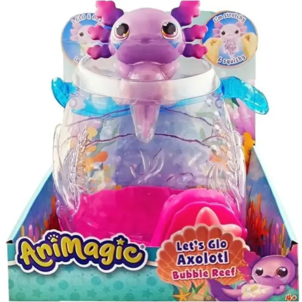 Let’s Glo Axolotl: Set di compagni dacqua luminosi immagine 2