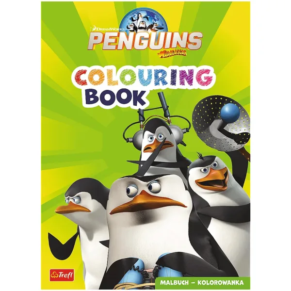 Libro da colorare "I pinguini di Madagascar" - Trefl immagine 1