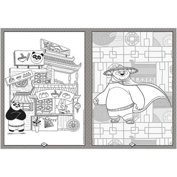 Libro da colorare Kung Fu Panda - Trefl immagine 3