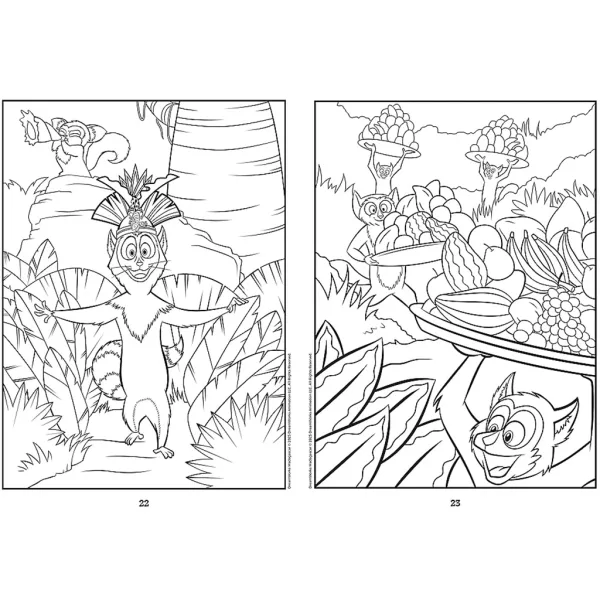 Libro da colorare Madagascar - Trefl immagine 3