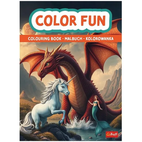 Libro da colorare del mondo della fantasia - Trefl immagine 1