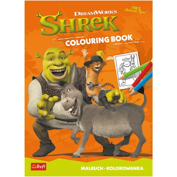 Libro da colorare di Shrek - Trefl immagine 1