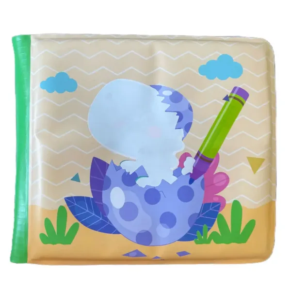 Libro per Bambini: Dinosauri libro da bagno morbido 14x13cm immagine 2