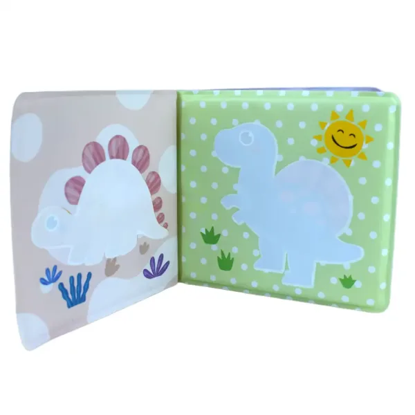 Libro per Bambini: Dinosauri libro da bagno morbido 14x13cm immagine 4