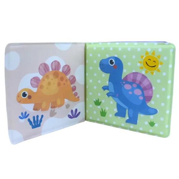 Libro per Bambini: Dinosauri libro da bagno morbido 14x13cm immagine 5