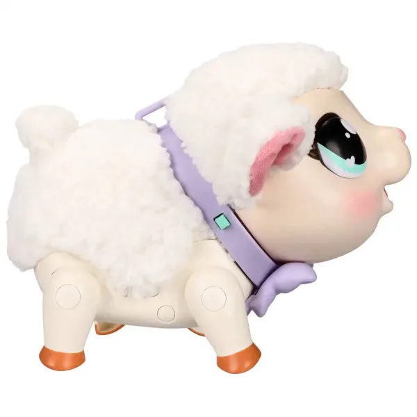 Little Live Pets: Snowie Barika, lagnellino interattivo con suoni e funzioni di movimento immagine 3