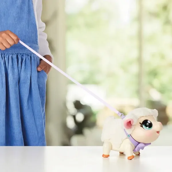 Little Live Pets: Snowie Barika, lagnellino interattivo con suoni e funzioni di movimento immagine 7