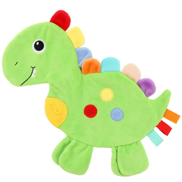 Little Stars: Massaggiagengive a forma di dinosauro, fazzoletto sonaglio immagine 3