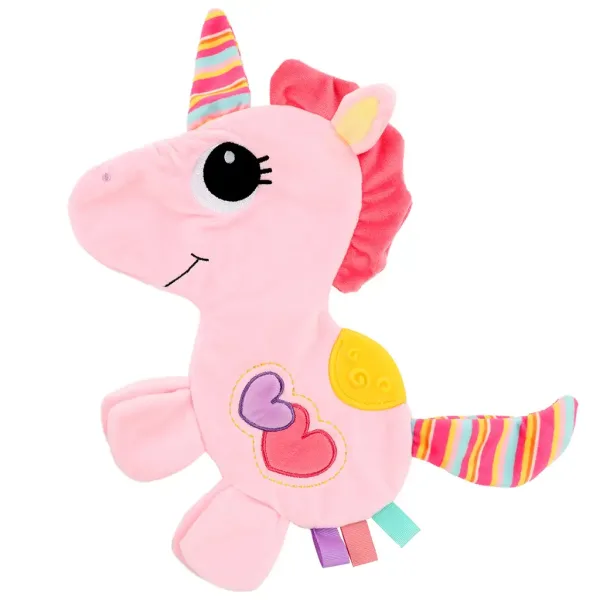Little Stars: Massaggiagengive a forma di unicorno, bavaglino con sonaglio immagine 3