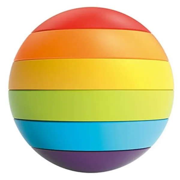 Little Stars palla arcobaleno con forme ad incastro immagine 4