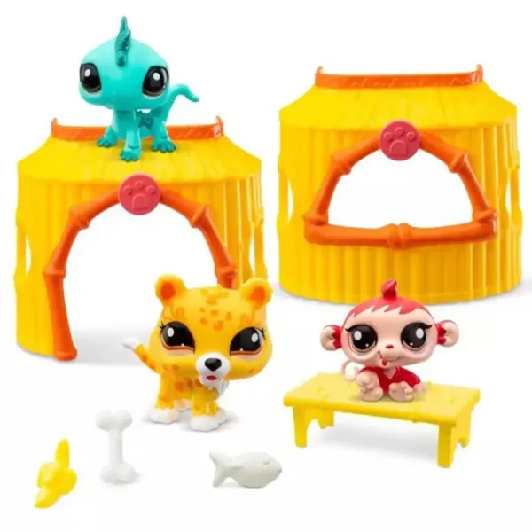 Littlest Pet Shop: Confezione da 3 figure Serie 1 - Giungla immagine 2