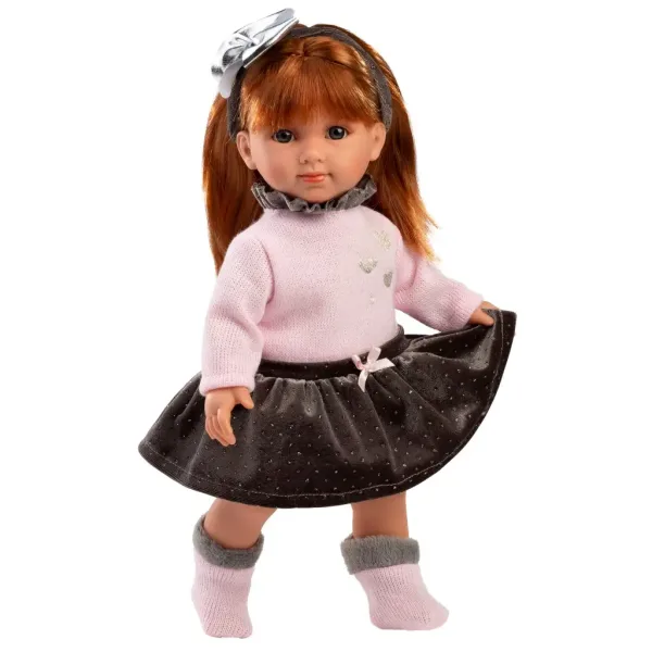 Llorens: Bambola Nicole di 35 cm con gonna nera immagine 2