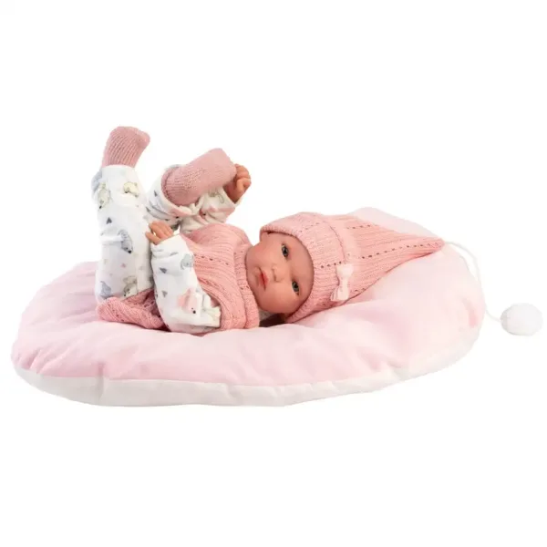 Llorens: Bimba neonato con cuscino 35cm immagine 4