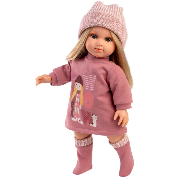 Llorens: Elena, bambola da 35 cm in completo rosa immagine 2