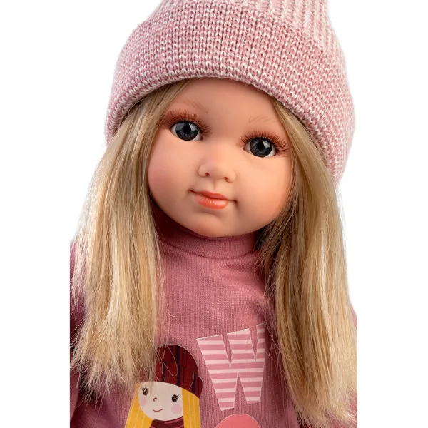 Llorens: Elena, bambola da 35 cm in completo rosa immagine 4