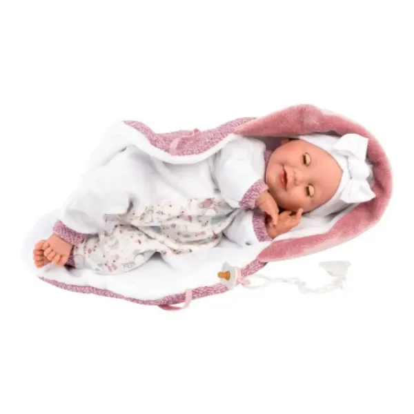 Llorens: Heidi Llorana neonato piangente di 42 cm con coperta immagine 3